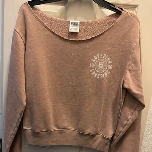 Victoria secret PINK cropped sweatshirt